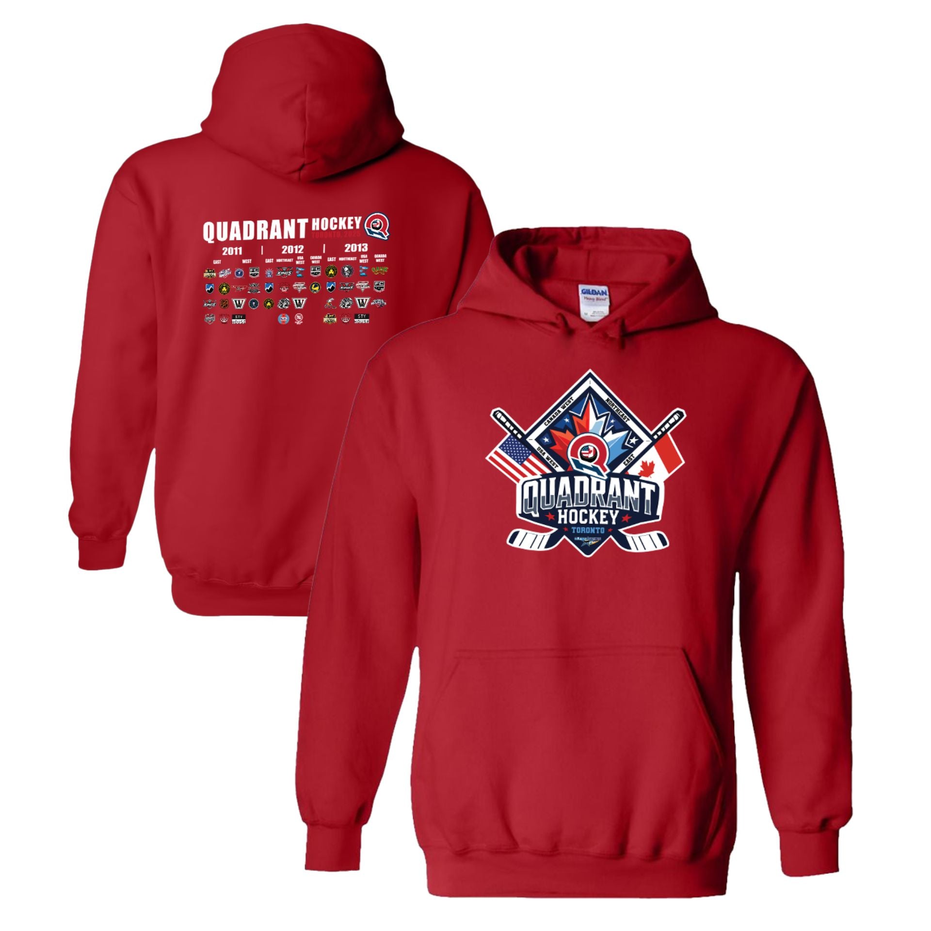 Quadrant Hockey Official Logo Hoodie