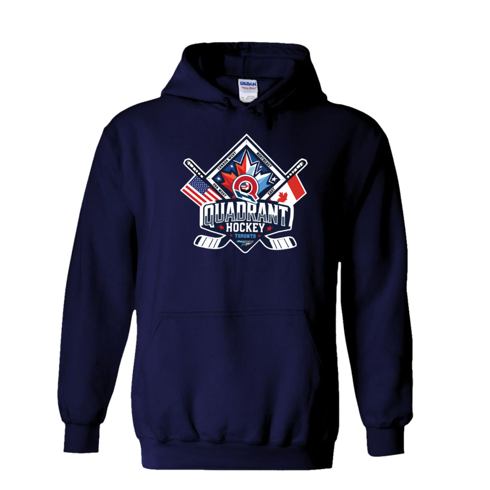 Quadrant Hockey Official Logo Hoodie