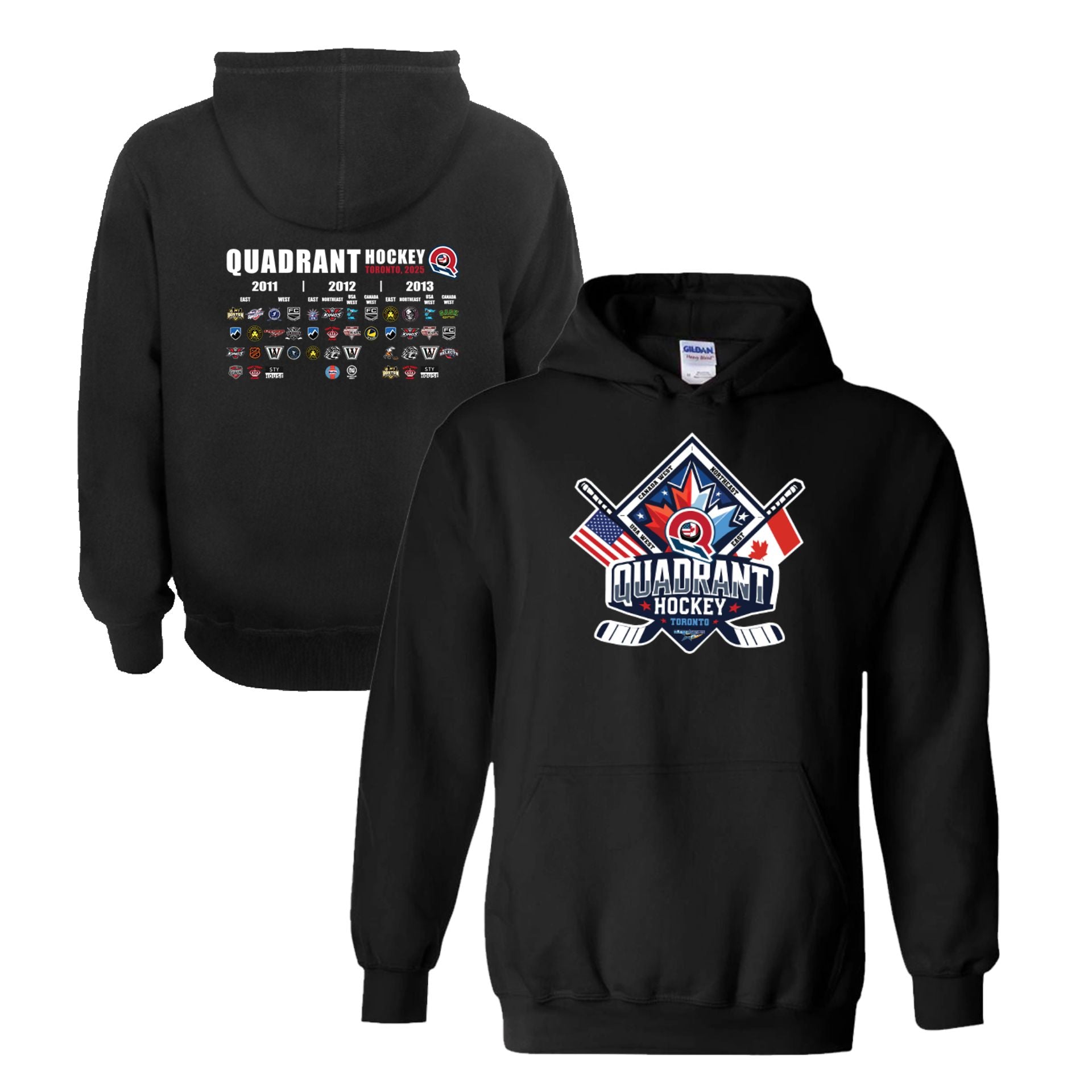 Quadrant Hockey Official Logo Hoodie