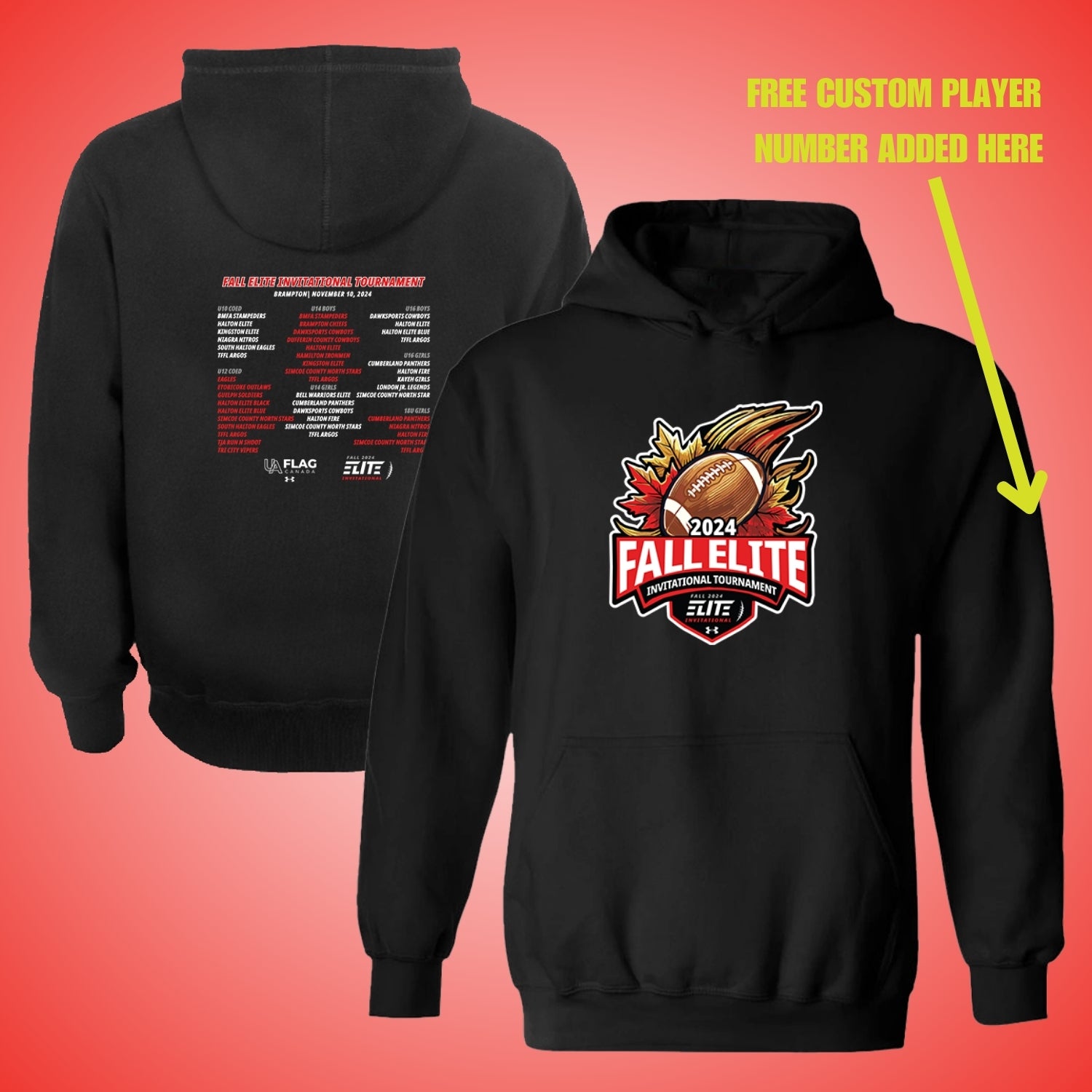 2024 UA Fall Elite Invitational Hoodie Post Event Sale