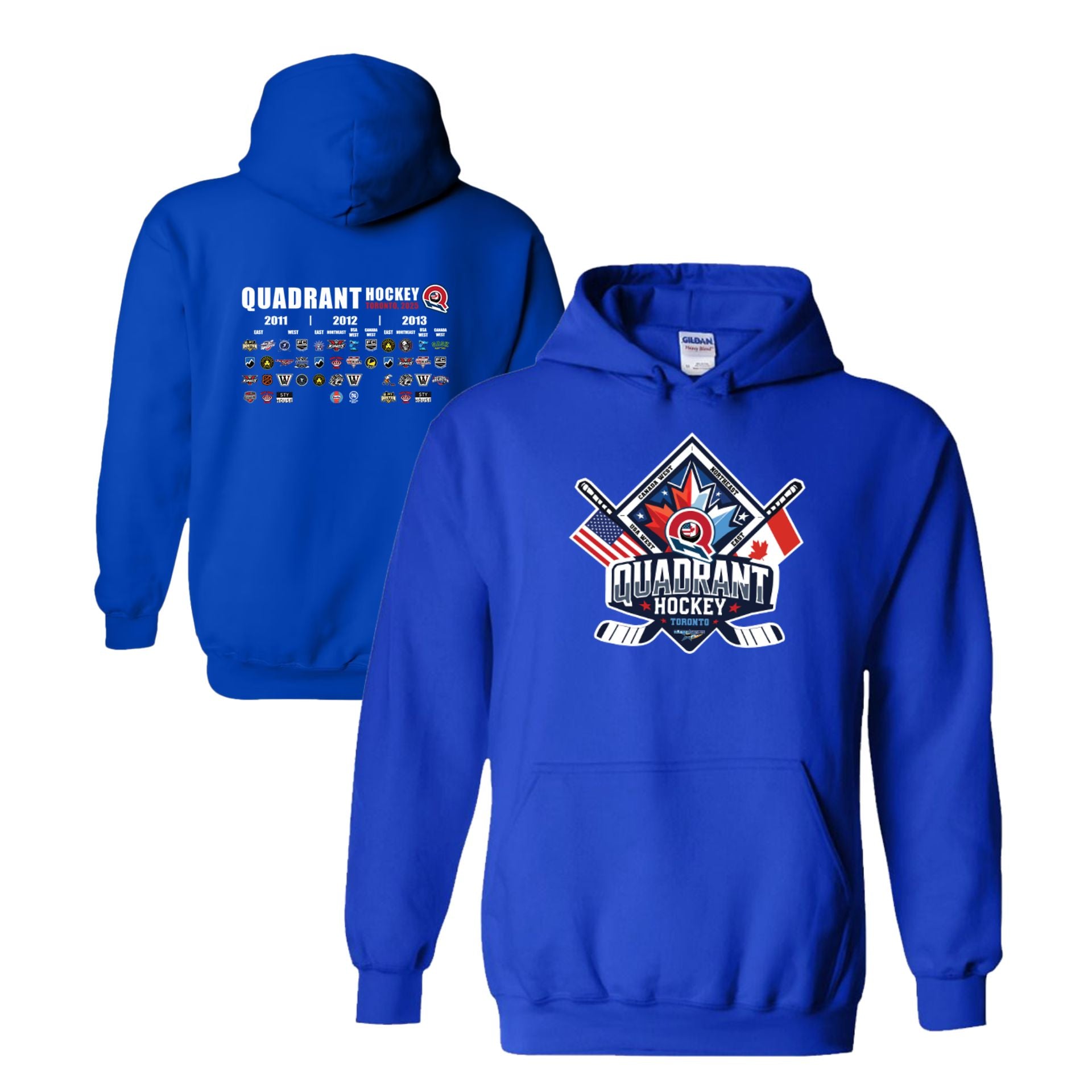 Quadrant Hockey Official Logo Hoodie