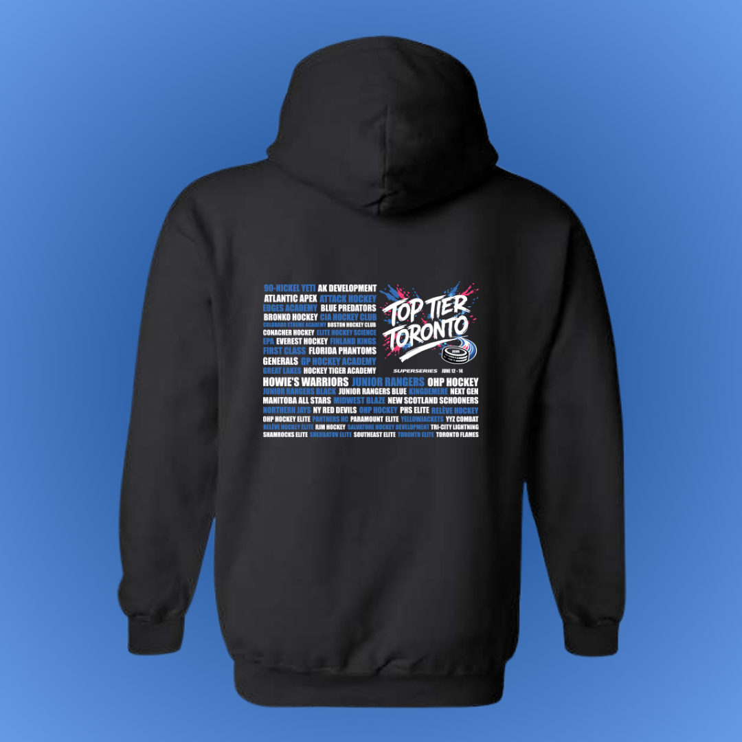 Top Tier Hoodie Team Pos-Event Sale