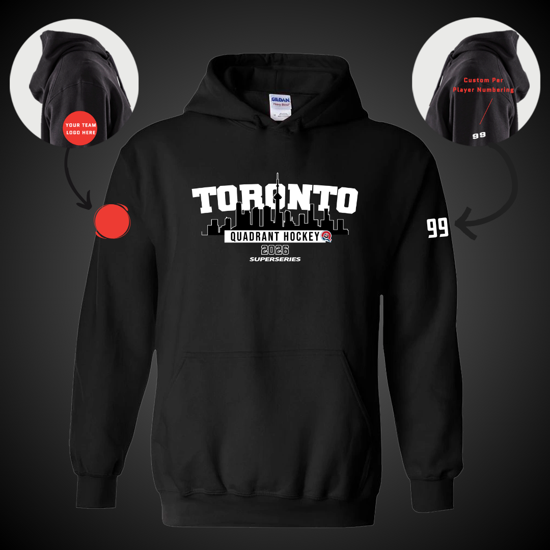 Quadrant Hockey Text Hoodie Team Pre-Sale