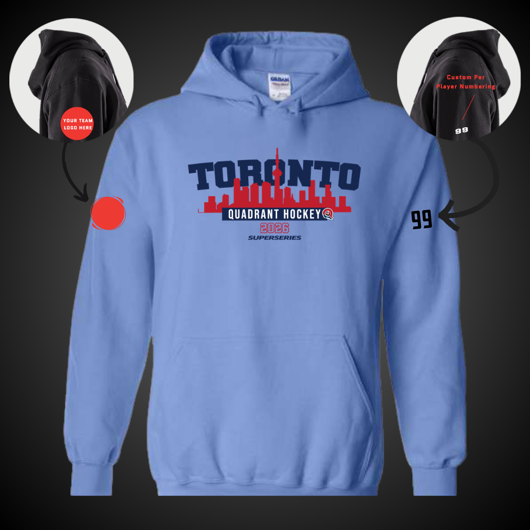 Quadrant Hockey Text Hoodie Team Pre-Sale