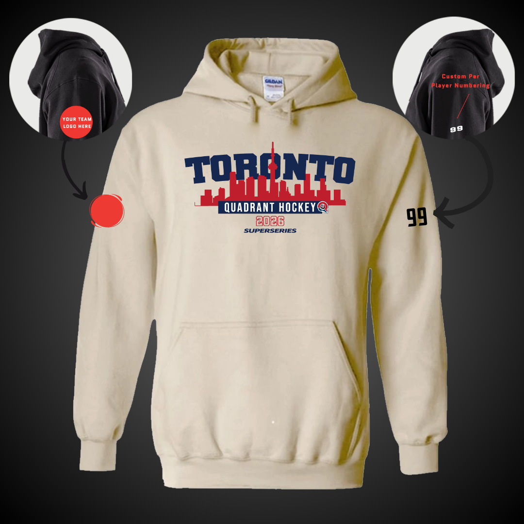 Quadrant Hockey Text Hoodie Team Pre-Sale
