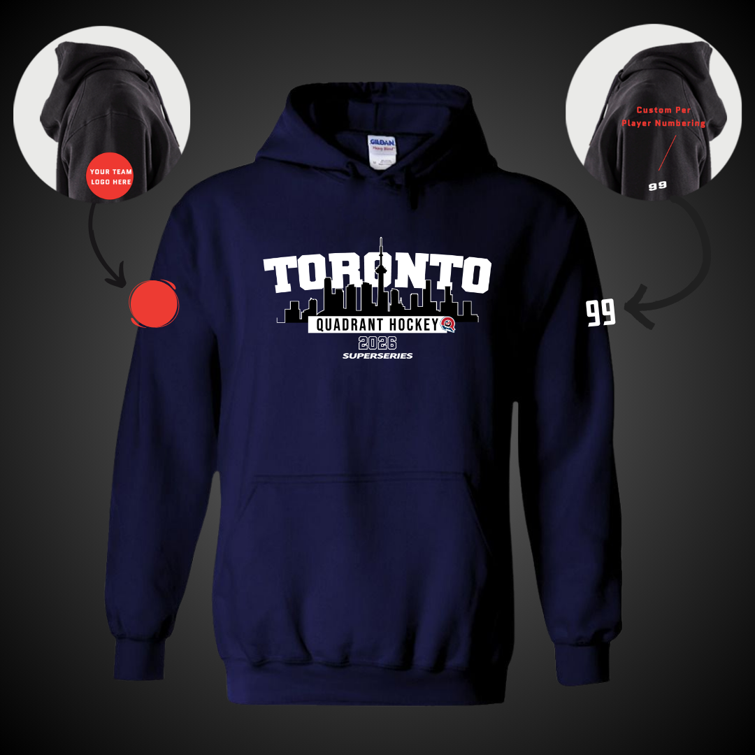 Quadrant Hockey Text Hoodie Team Pre-Sale