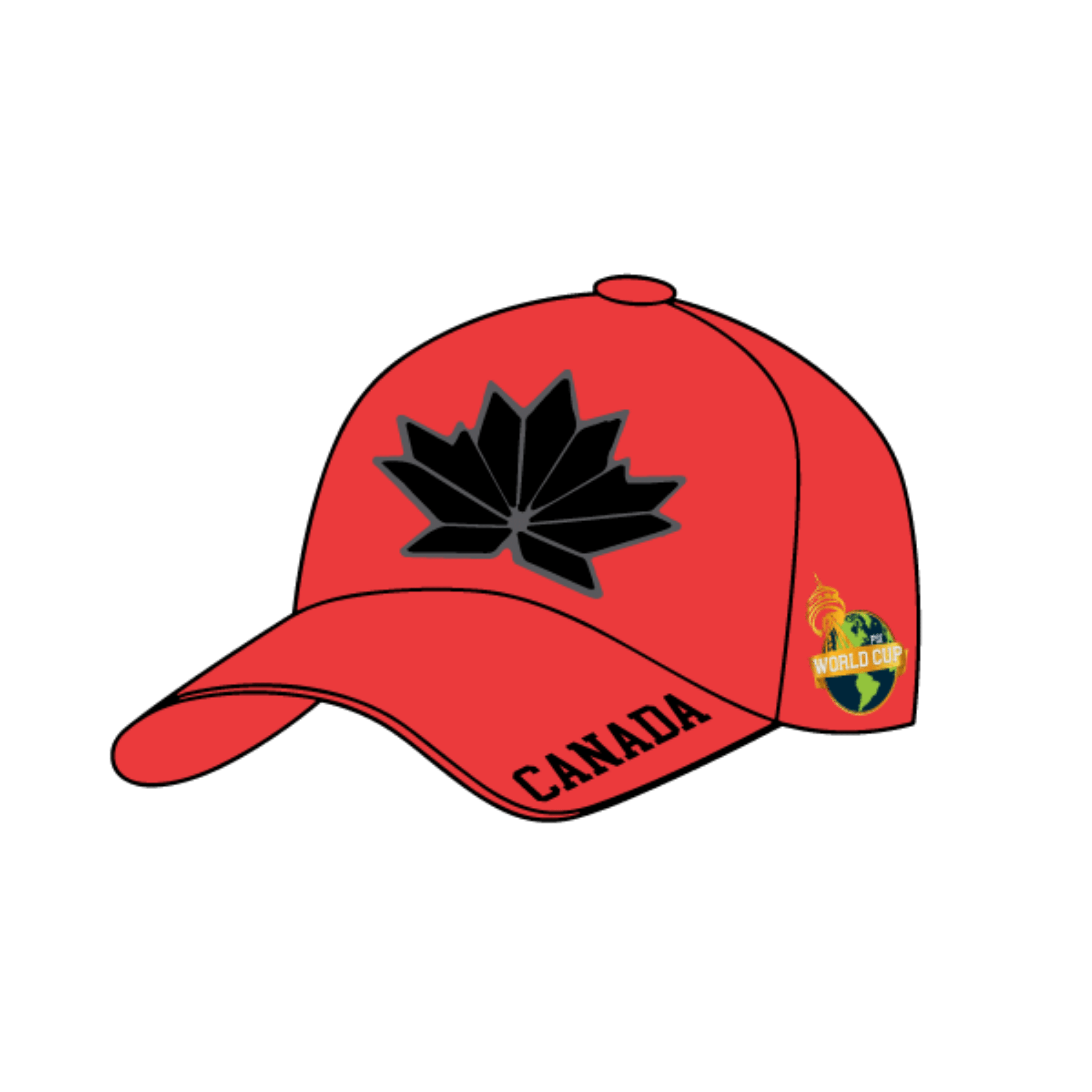 Canada Red World Cup Hat