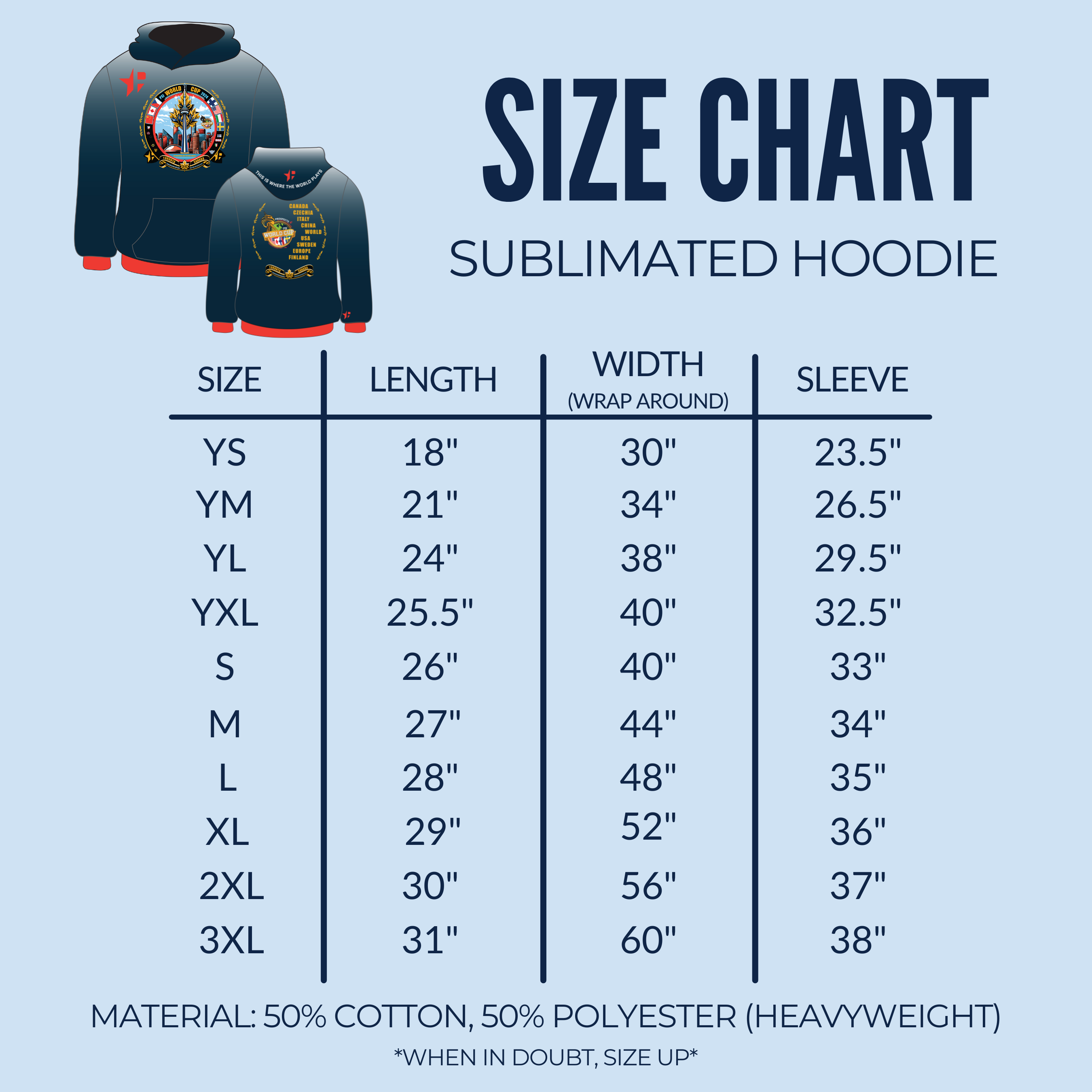 Official World Cup Merchandise Hoodie