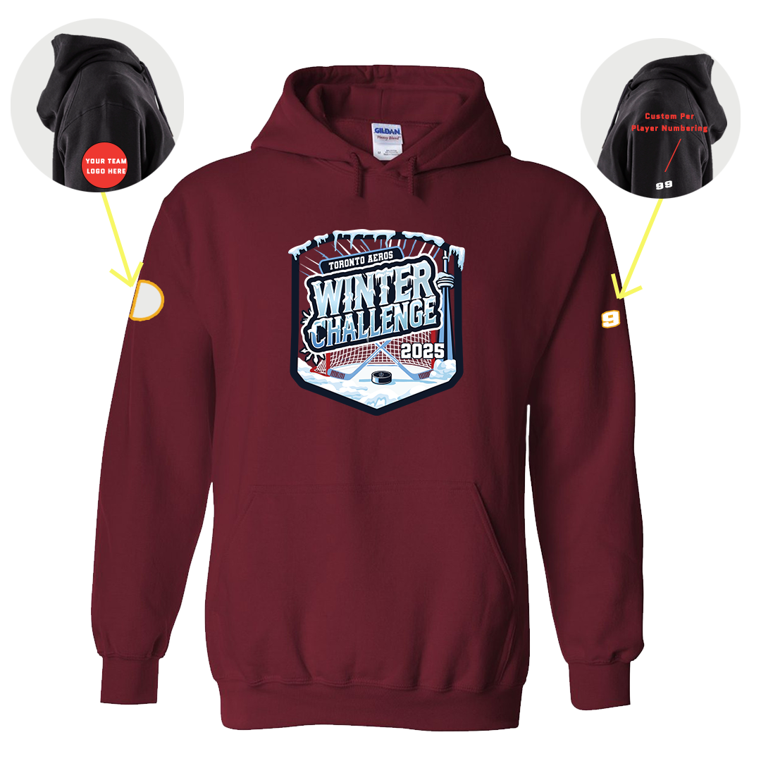 Aeros Winter Challenge Hoodie Team Pre-Order