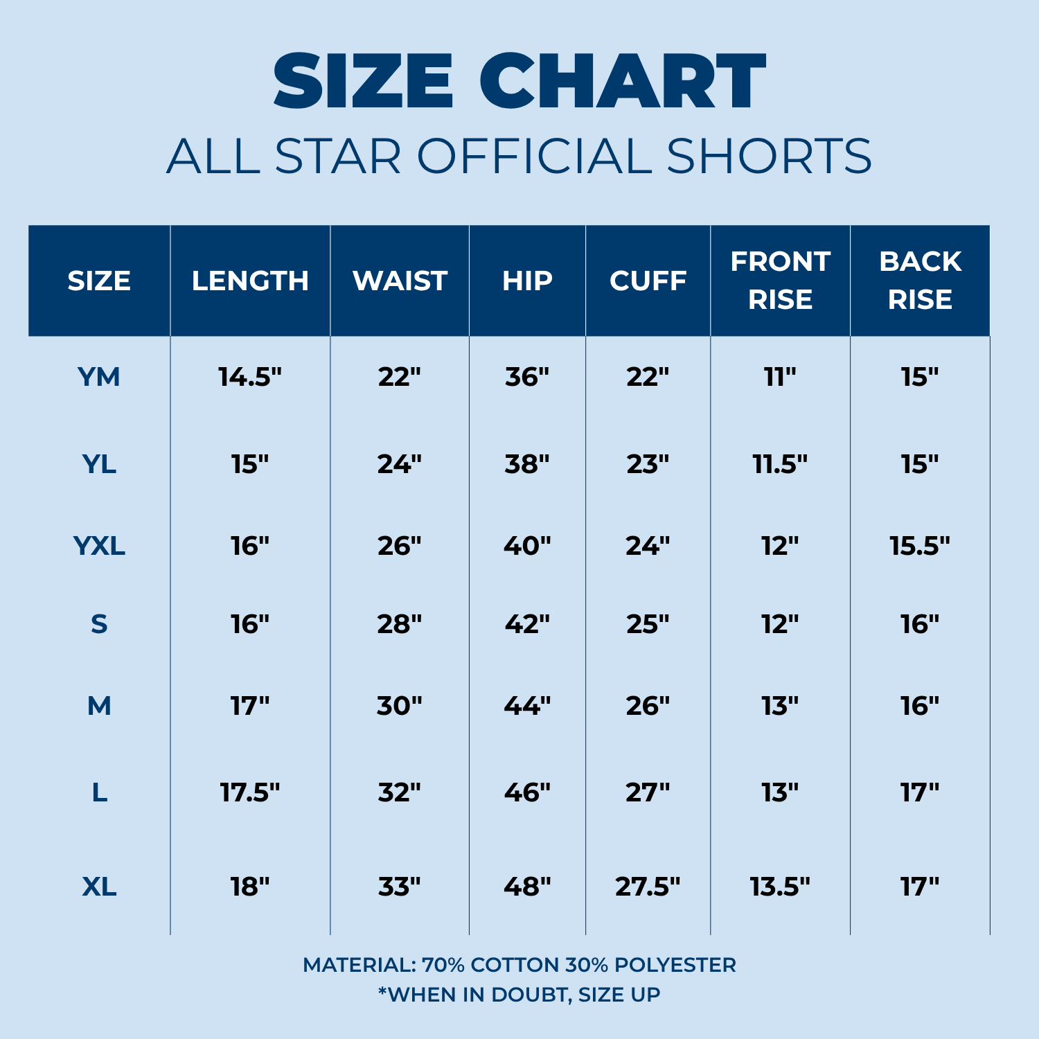 All Star Official Shorts