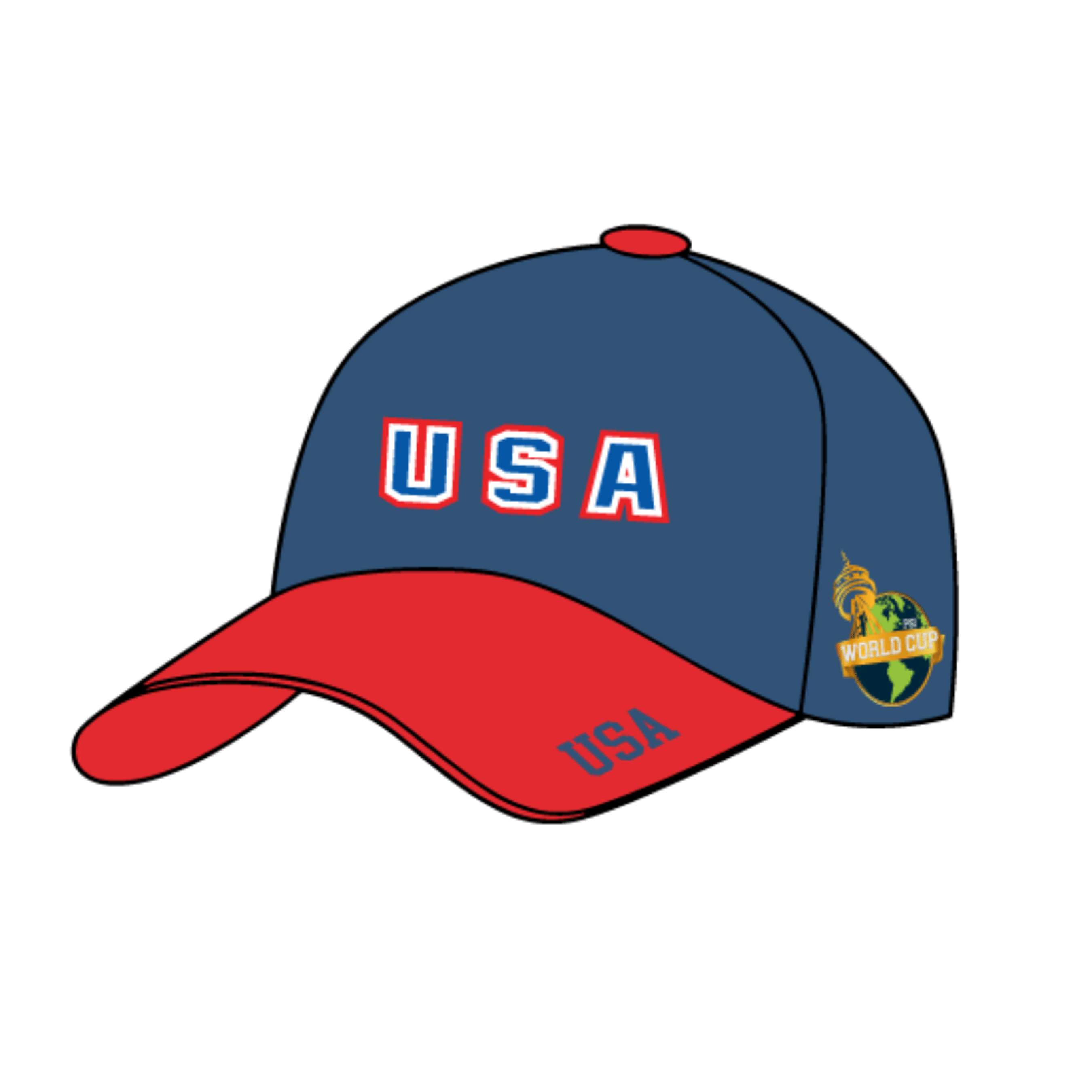 USA:n sininen MM-hattu