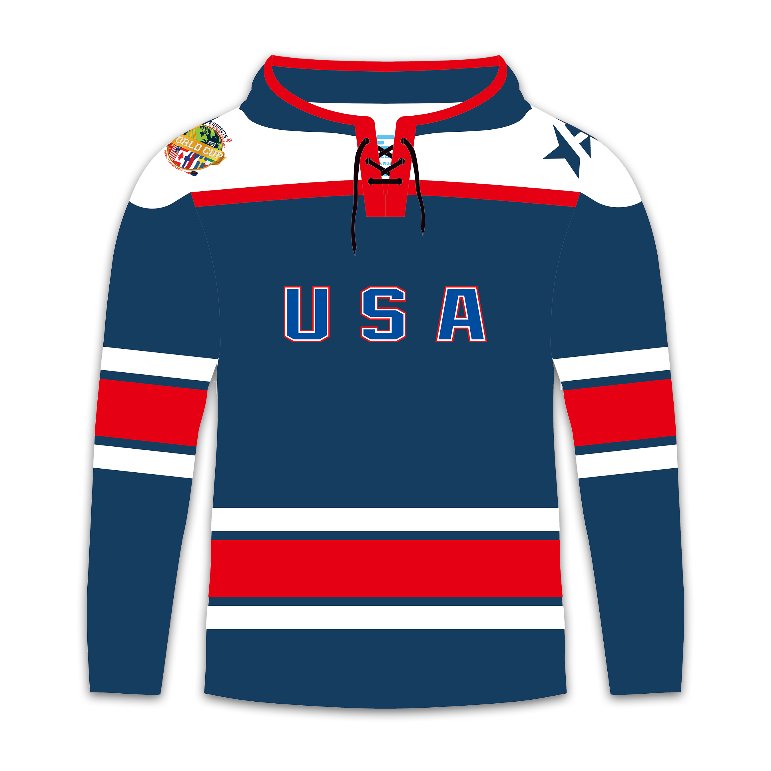 USA West World Cup Hockey Hoodie