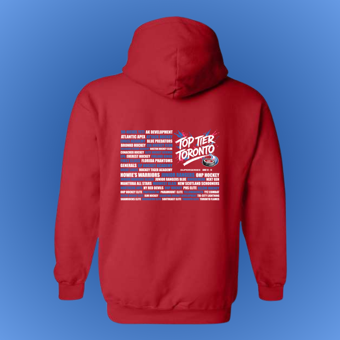 Top Tier Hoodie Team Pos-Event Sale
